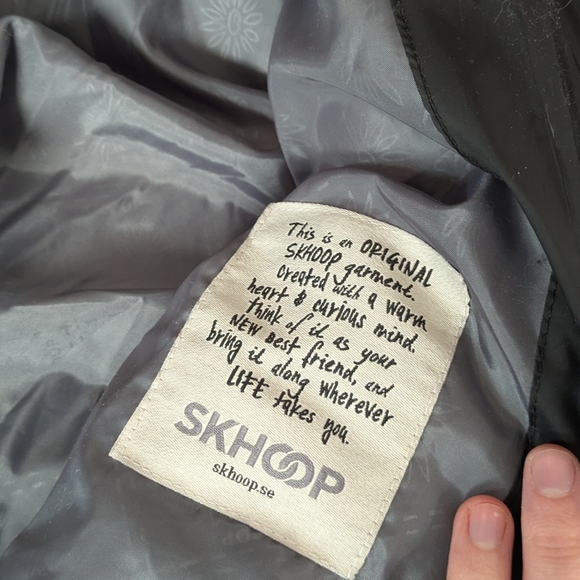 Skhoop Hella Down Women's Long Black Maxi Ankle Puffer Coat Parka S Small - Picture 9 of 16